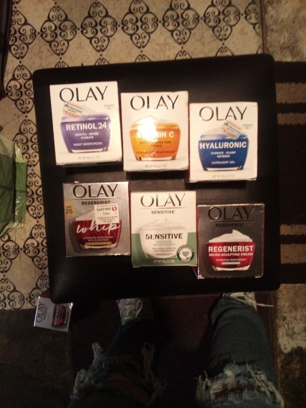 Olay Moisturizer's Haul 