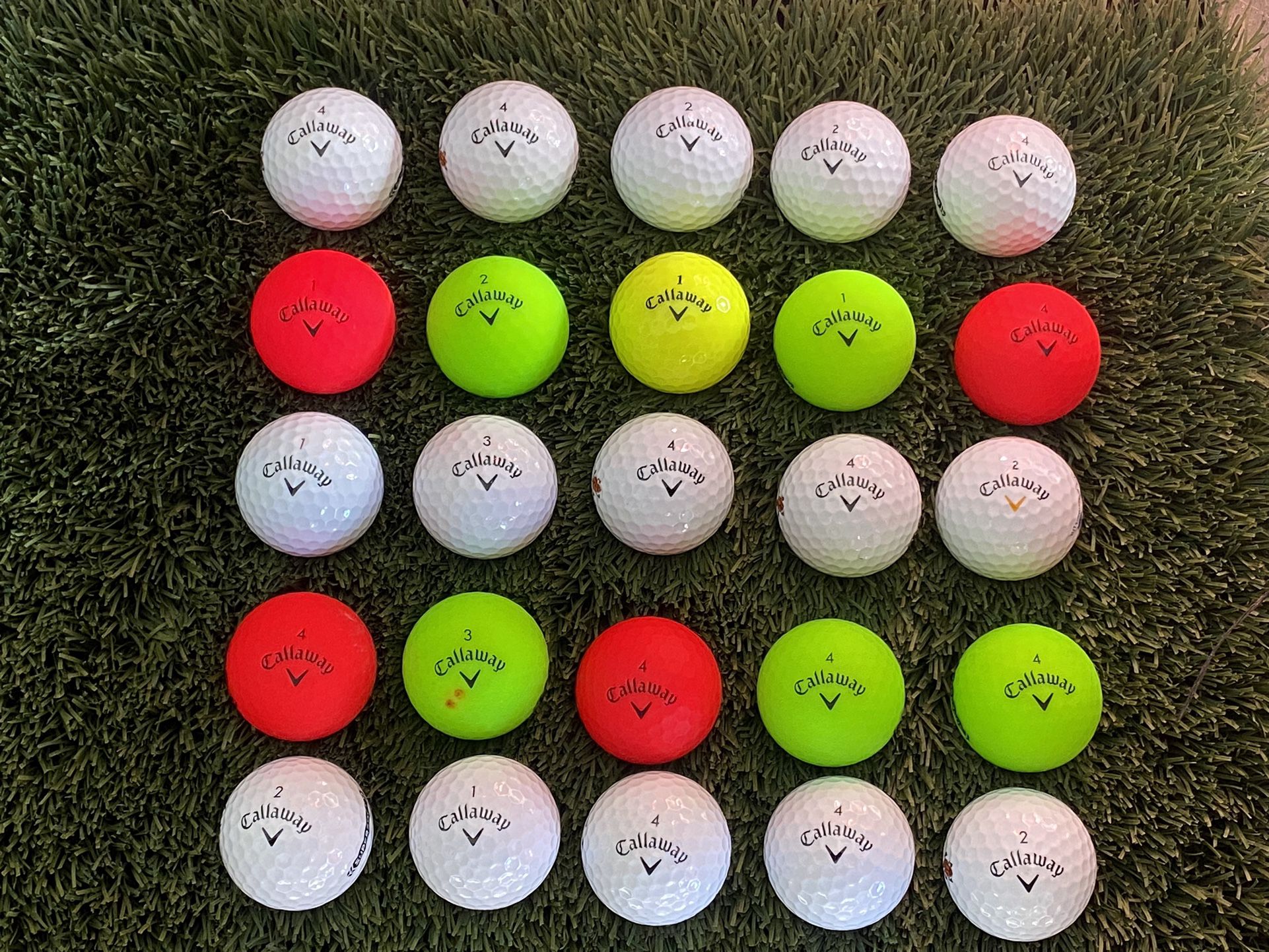 25 Callaways Golf Balls 