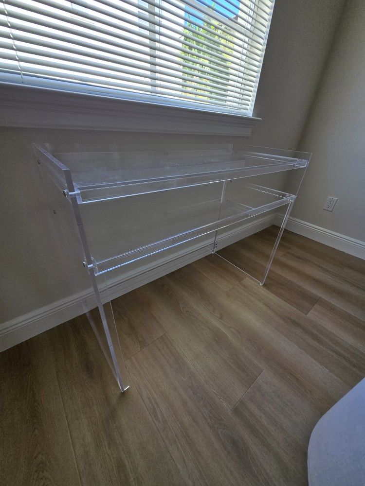 New Acrylic Writing Desk Very Sturdy