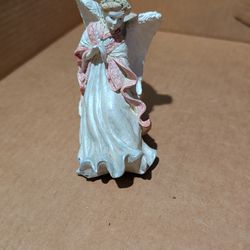 Vintage Ceramic Collectible Angel Candleholder Figurine