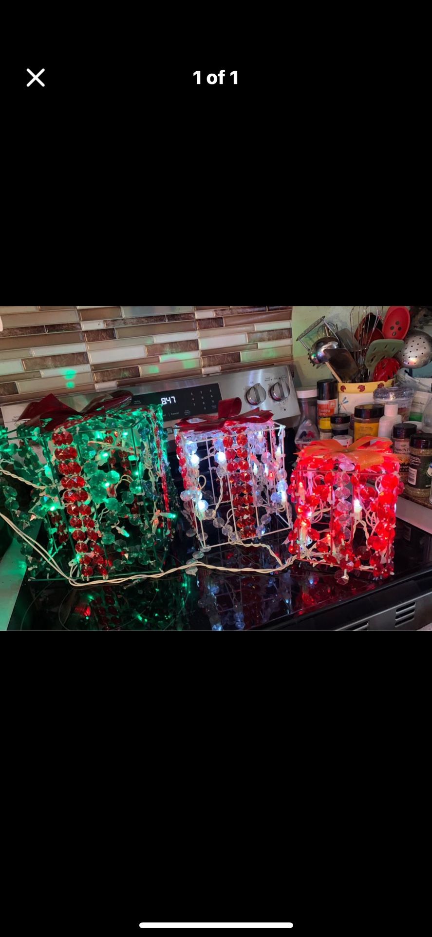 Light Up Boxes X Mas