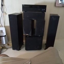 Sony Reciever , Jamo( 7) Speakers 
