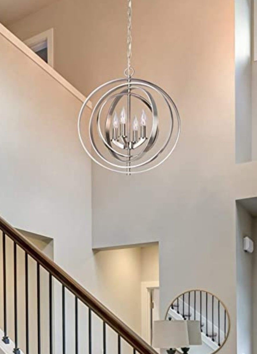 Orb chandelier