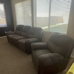 Recliner Sofa Set.