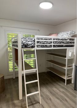 Rooms to Go Loft Beds with Desks and Bookcases
