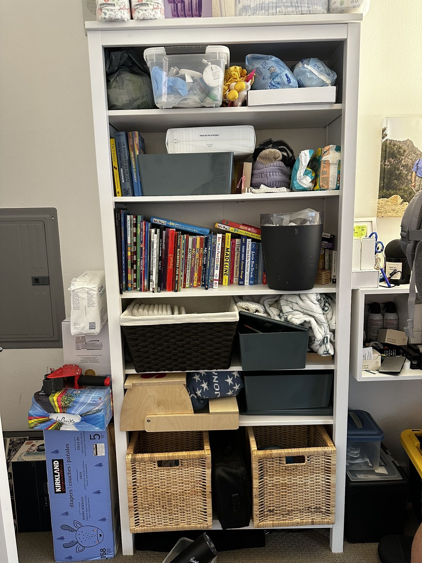 White Hemnes IKEA Bookshelf