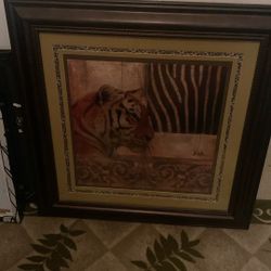 Large Tiger -Animal Print Picture
