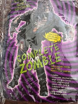 Adult men’s zombie costume