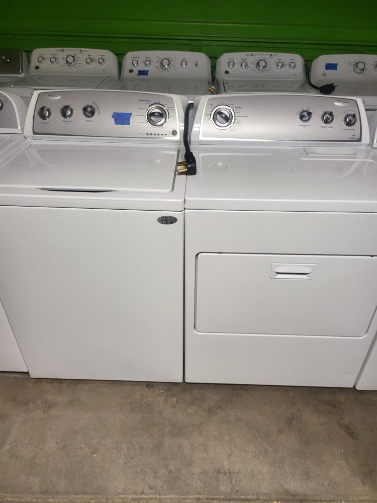 Washer And Dryer Electric Whirlpool Whit Warranty $500