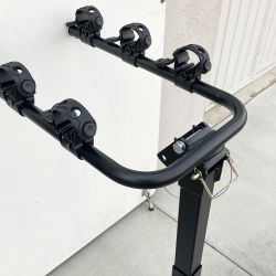 New in Box $65 Tilt Folding 3-Bike Hitch Mount Rack Bicycle Carrier for 2” Hitch w/ Straps 110 lbs Max 
