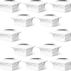 JOFIOS Solar Fence Post Lights 12 Pack