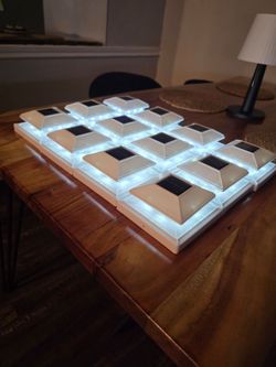 Fence Post Solar Lights for 4x4 & 5x5 Cool White
