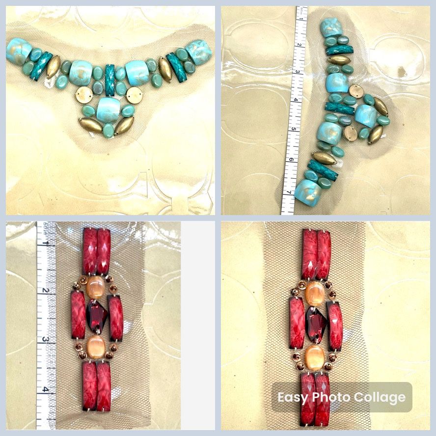 Lot Of 2 Handmade Appliqués