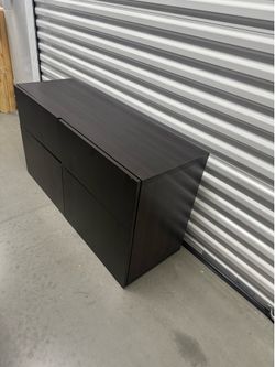 Modern Black 4-Drawer Dresser / Storage Cabinet – Read Description