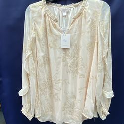 Lauren Conrad Ruffle Blouse