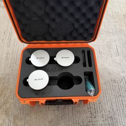 Blazar Remus 1.5x FF Anamorphic Set A - 45/65/100mm - PL Mount Amber Flare