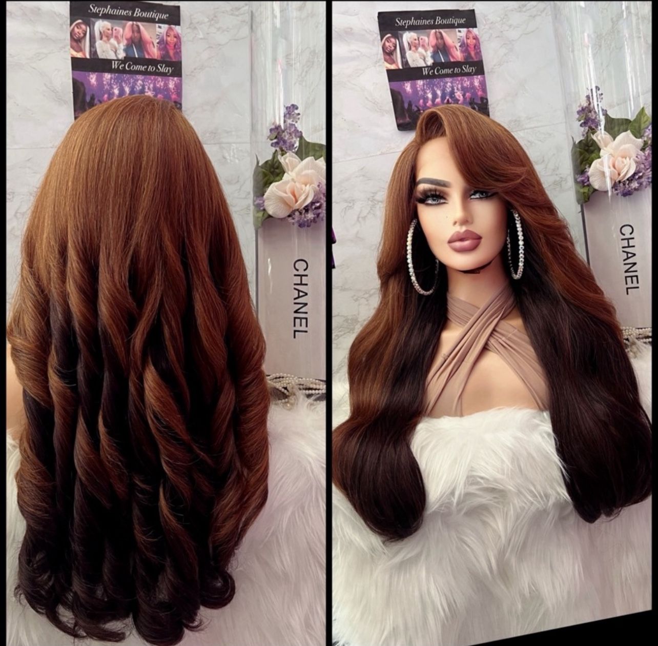 Human Hair Blended Lace Front Wig