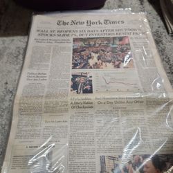 wall street reopens - 9-11 September 11 2001 attacks newspaper