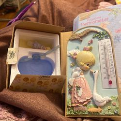 Precious Moments Perfume Bottle & Thermostat 