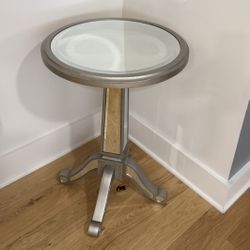 Mirror End Table