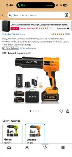 ZARIMI Handheld Blower