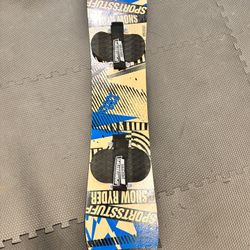 New SportsStuff Snow Ryder Wood Snowboard Kids Beginner Sleds 130cm