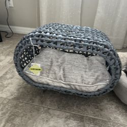 Cat Or Dog Bed Rattan New With Tags