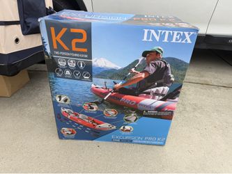 NEW Intex Excursion Pro K2 2-Person Inflatable Kayak – $250 OBO