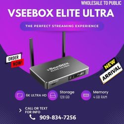 VSEEBOX ELITE ULTRA VSEE BOX 1 YEAR WARRANTY NEW ARRIVAL 2025 SUPERBOX S6 MAX ULTRA PRO !!