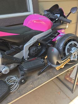Expensive aprilla motorcycle kids 254 put together guys