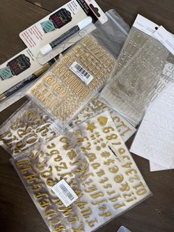 Letter stickers