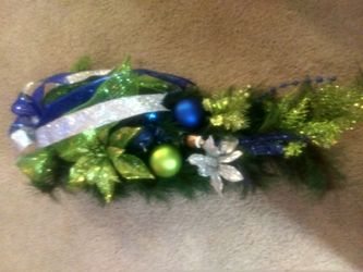 Seahawk Christmas swag