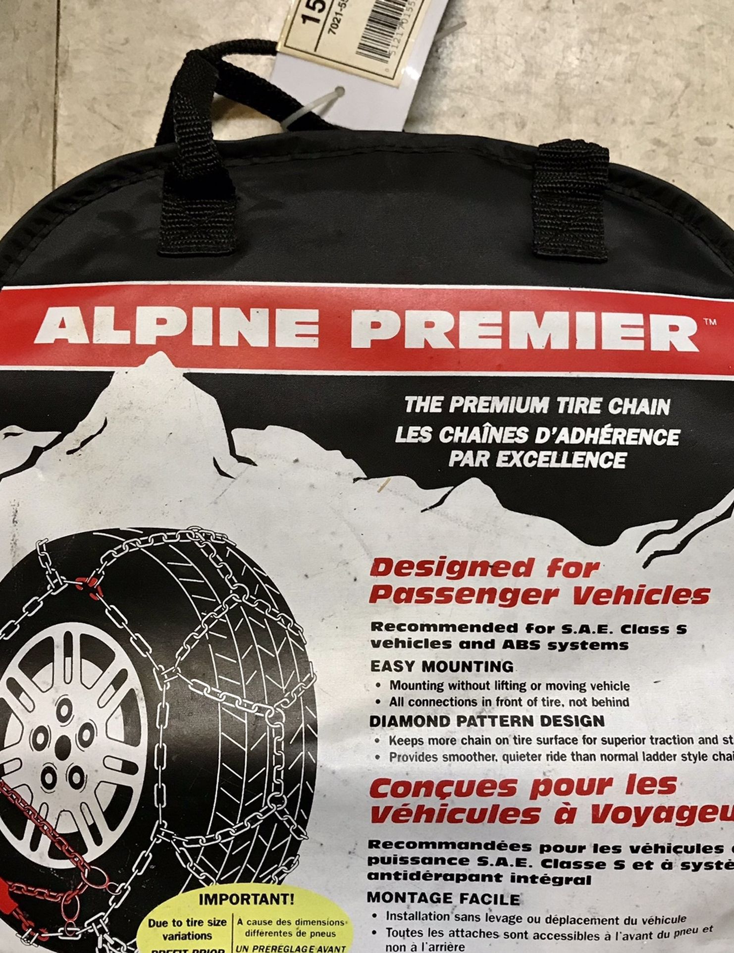 Alpine Premier Premium Tire Chains #1553