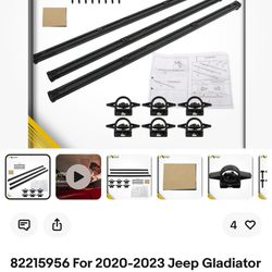 2020-2023 Jeep Gladiator JT Utility Bed Side Rail Trail Rail Kit