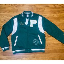 Puma x Rhuigi Varsity Jacket Wool Blend Bomber Coat Men’s Sz M New!