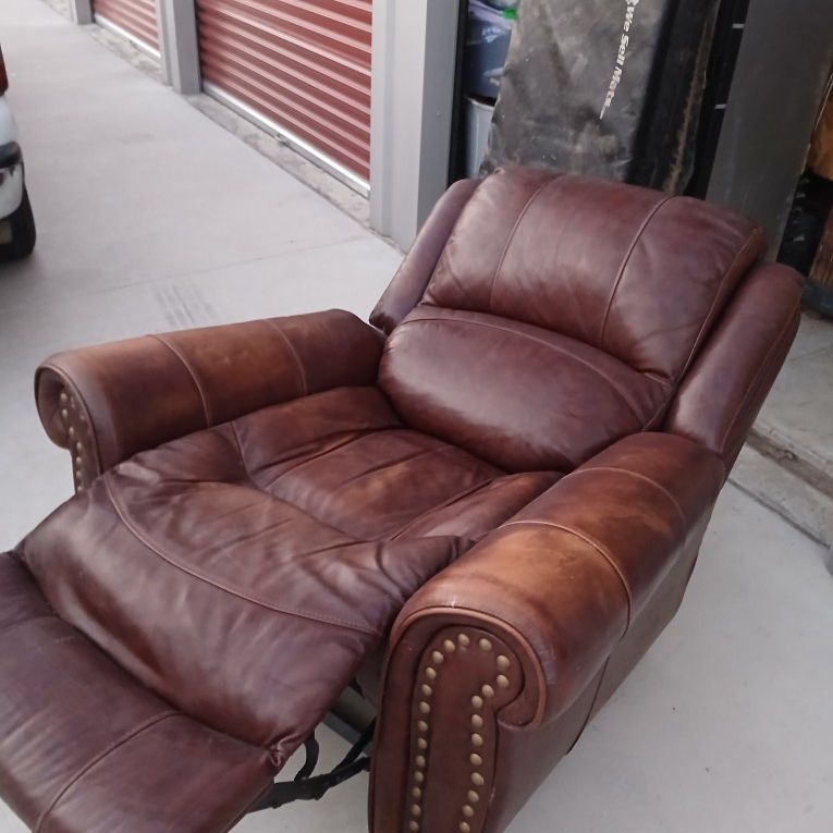  Leather Recliner 