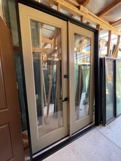 French Glass Doors 67x96 In Swing 