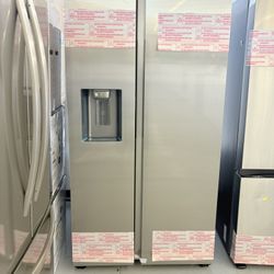 Samsung 36 in. 27.4 cu. ft. Standard Depth Side by Side Refrigerator in Fingerprint-Resistant Stainless Steel