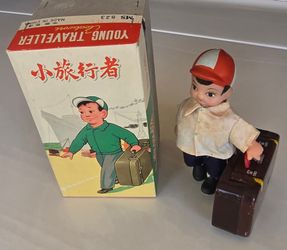 Vintage Young Traveller Clockwork Toy with Original Box