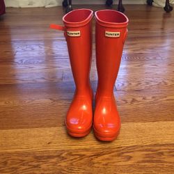 Girls Hunter Boots Size 5 Lightly used/like new