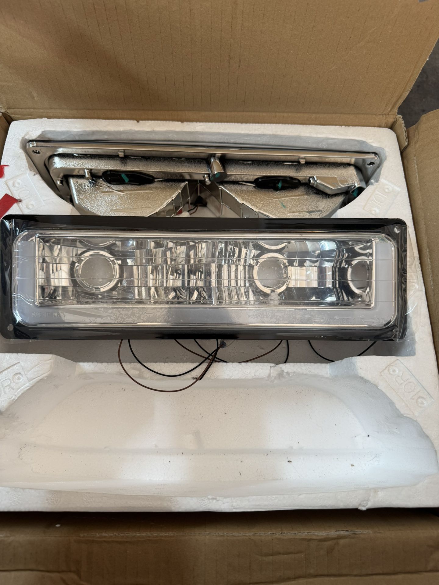 Led Headlight And Parking Light Housing