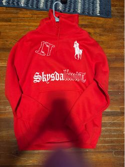 Red sdl hoodie size large