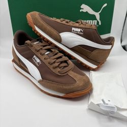 New Puma Easy Rider S&N Haute Coffee Brown Womens Size 5.5 Sneakers Shoes