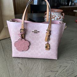 Coach Powder Pink Mollie Tote