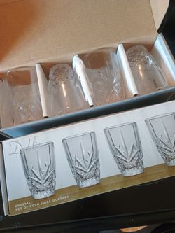 Crystal juice glasses (small)