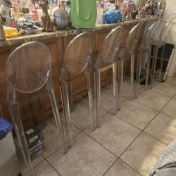 Kartell Crystal Stools 6