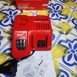 Milwaukee brand new M12 and M18 12-Volt/18-Volt Lithium-Ion Multi-Voltage Rapid Battery Charger.