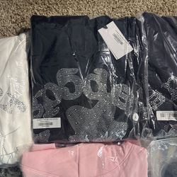 Large AOP Sp5der hoodie