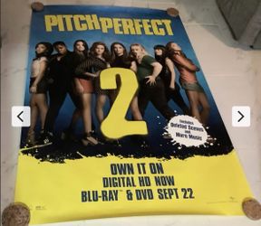 Pitch Perfect 2 Huge Home Entertainment Bus Shelter Poster Approx 48x70