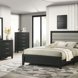 🛏️ STYLISH 5-PIECE BEDROOM SET – ONLY $39 TO START! 🛏️ No Credit Needed Financing – Everyone’s Approved!  Get this beautiful 5-piece bedroom set tod